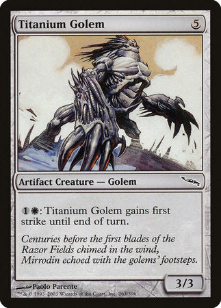 Titanium Golem [Mirrodin] | Empire Gaming NC