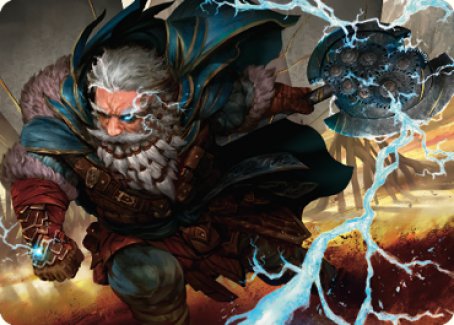 Electrostatic Infantry Art Card [Dominaria United Art Series] | Empire Gaming NC