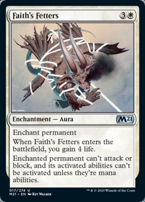 Faith's Fetters [Core Set 2021] | Empire Gaming NC