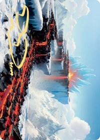 Surtland Frostpyre Art Card (Gold-Stamped Signature) [Kaldheim: Art Series] | Empire Gaming NC
