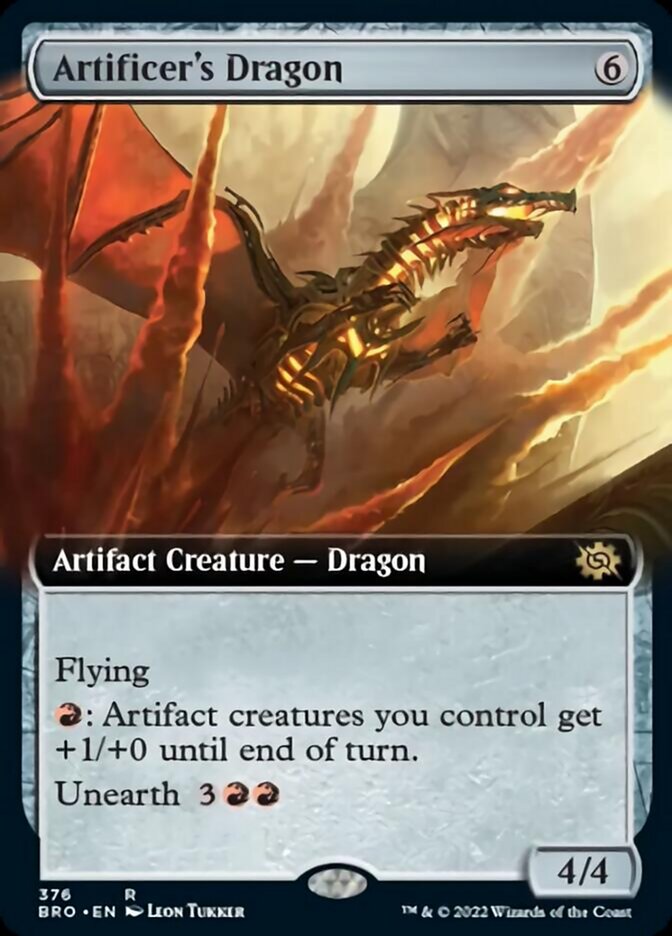 Artificer's Dragon (Extended Art) [The Brothers' War] | Empire Gaming NC