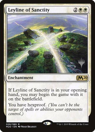 Leyline of Sanctity [Core Set 2020 Promos] | Empire Gaming NC