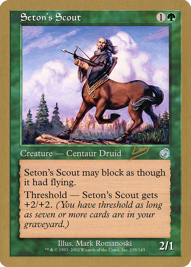 Seton's Scout (Raphael Levy) [World Championship Decks 2002] | Empire Gaming NC