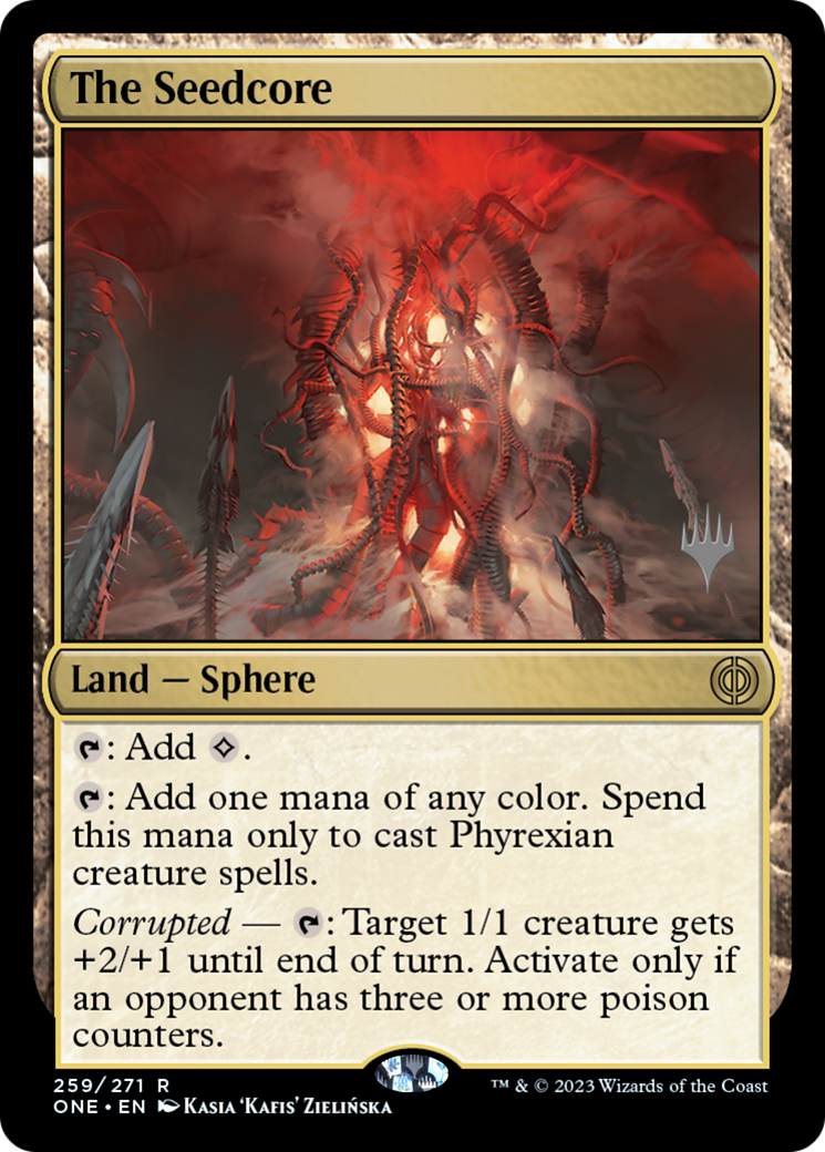 The Seedcore (Promo Pack) [Phyrexia: All Will Be One Promos] | Empire Gaming NC