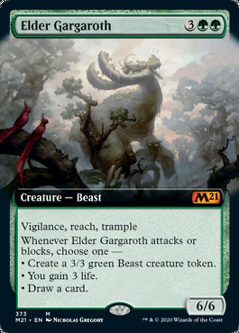 Elder Gargaroth (Extended Art) [Core Set 2021] | Empire Gaming NC