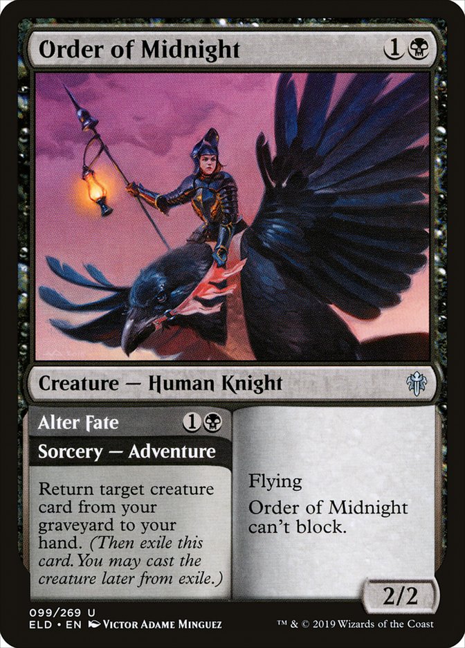 Order of Midnight // Alter Fate [Throne of Eldraine] | Empire Gaming NC