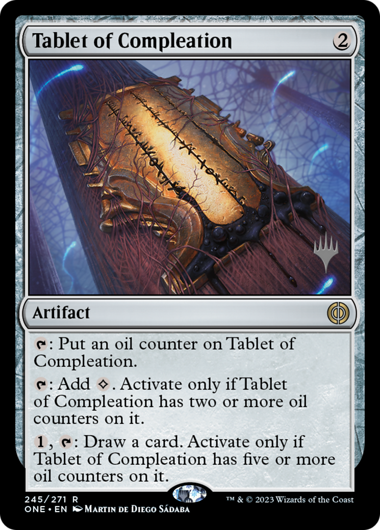 Tablet of Compleation (Promo Pack) [Phyrexia: All Will Be One Promos] | Empire Gaming NC