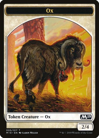 Ox Token [Core Set 2019 Tokens] | Empire Gaming NC