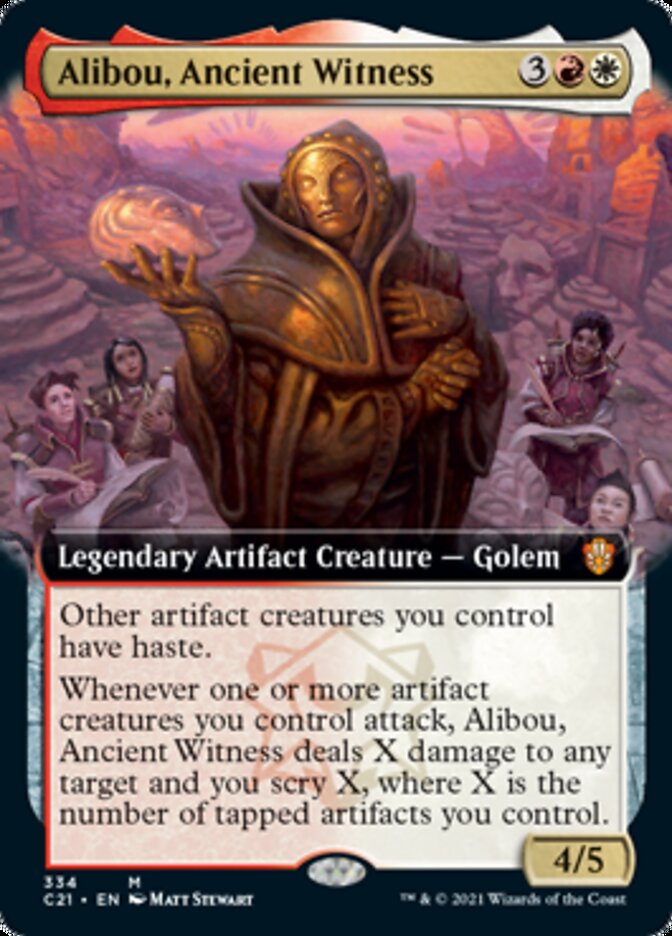 Alibou, Ancient Witness (Extended) [Commander 2021] | Empire Gaming NC