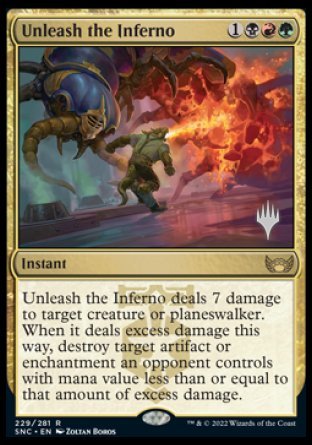 Unleash the Inferno (Promo Pack) [Streets of New Capenna Promos] | Empire Gaming NC