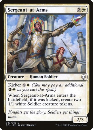 Sergeant-at-Arms [Dominaria] | Empire Gaming NC
