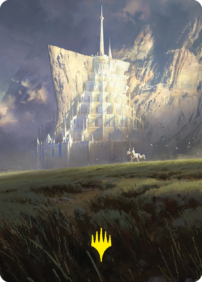 Minas Tirith Art Card (Gold-Stamped Signature) [The Lord of the Rings: Tales of Middle-earth Art Series] | Empire Gaming NC
