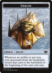 Daretti, Scrap Savant Emblem // Tuktuk the Returned Double-sided Token [Commander 2014 Tokens] | Empire Gaming NC