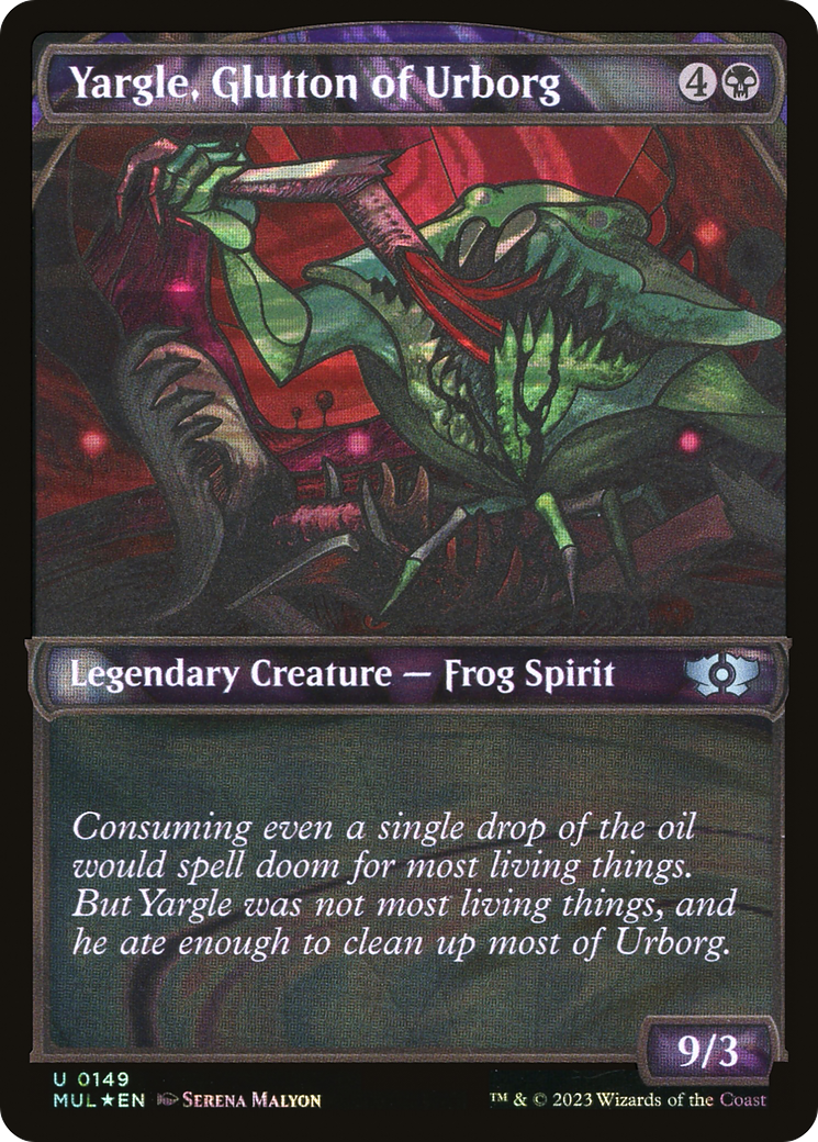 Yargle, Glutton of Urborg (Halo Foil) [Multiverse Legends] | Empire Gaming NC