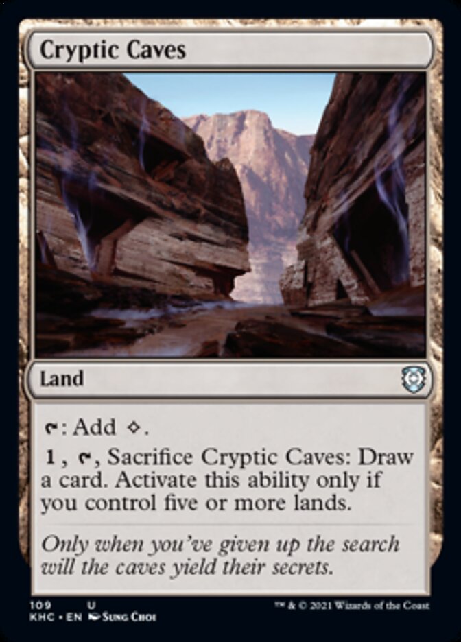 Cryptic Caves [Kaldheim Commander] | Empire Gaming NC