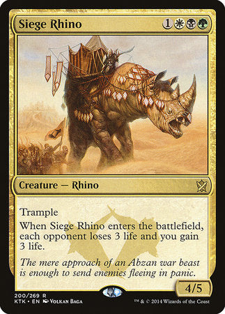 Siege Rhino [Khans of Tarkir] | Empire Gaming NC