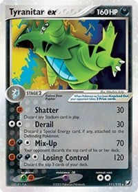 Tyranitar ex (111) [Unseen Forces] | Empire Gaming NC