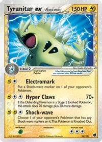 Tyranitar ex (Delta Species) (99) [Dragon Frontiers] | Empire Gaming NC