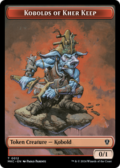 Gold // Kobolds of Kher Keep Double-Sided Token [Murders at Karlov Manor Commander Tokens] | Empire Gaming NC