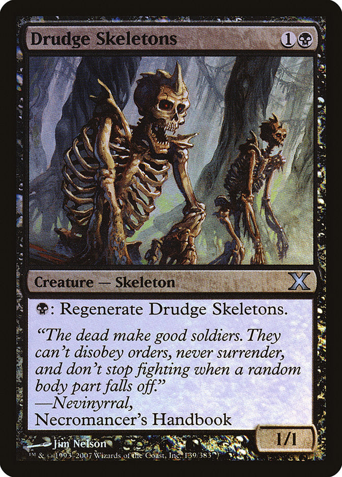 Drudge Skeletons (Premium Foil) [Tenth Edition] | Empire Gaming NC