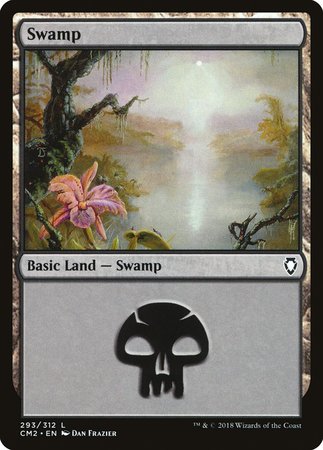 Swamp (293) [Commander Anthology Volume II] | Empire Gaming NC