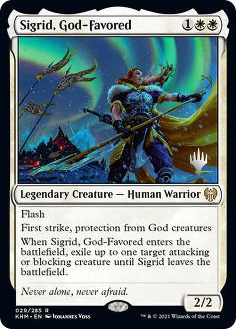 Sigrid, God-Favored [Kaldheim Promo Pack] | Empire Gaming NC