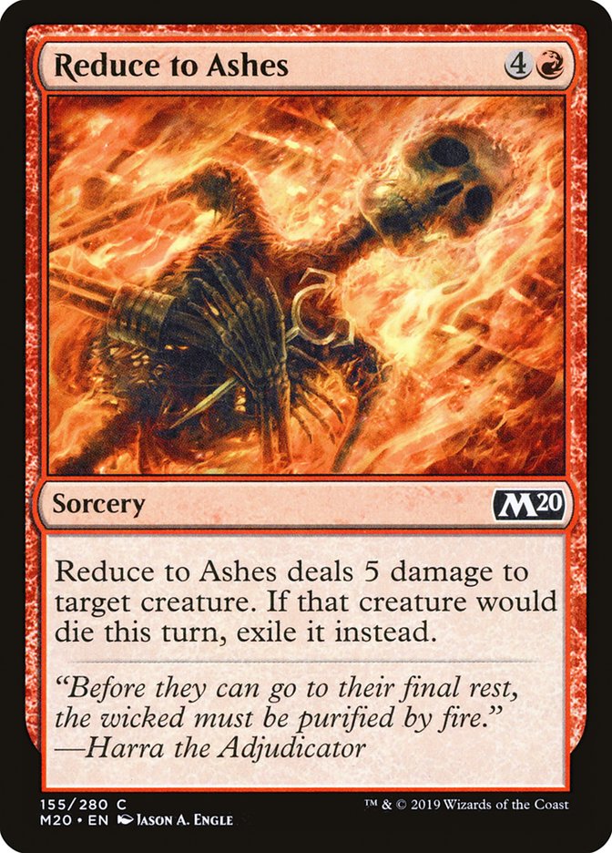 Reduce to Ashes [Core Set 2020] | Empire Gaming NC