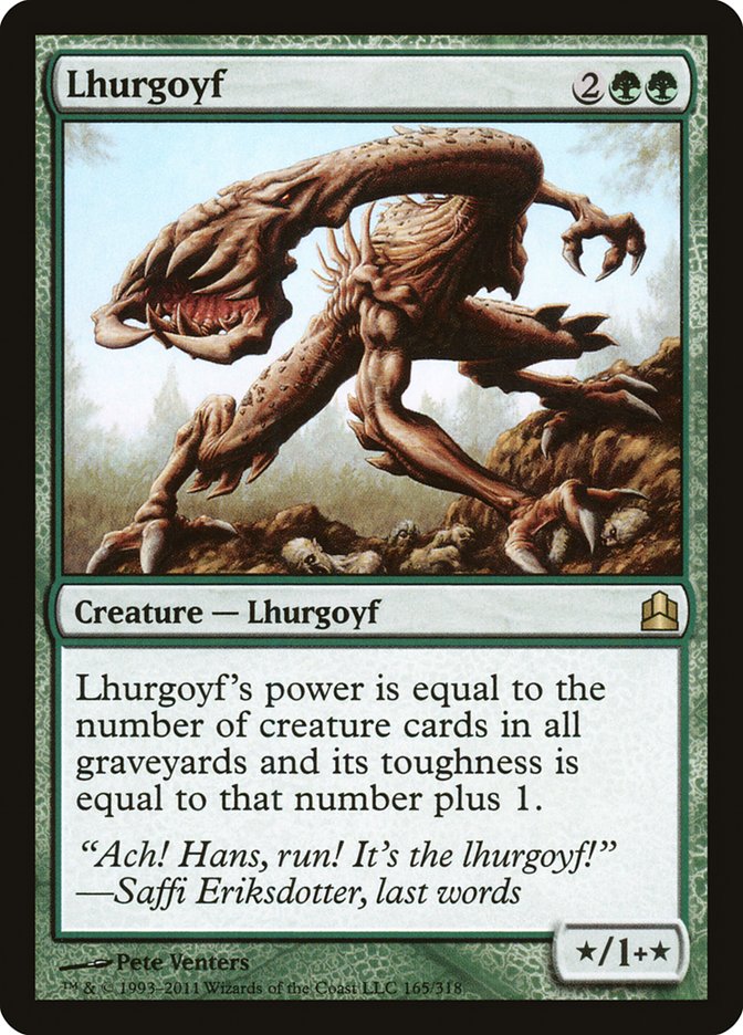 Lhurgoyf [Commander 2011] | Empire Gaming NC