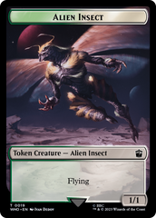 Alien Salamander // Alien Insect Double-Sided Token [Doctor Who Tokens] | Empire Gaming NC