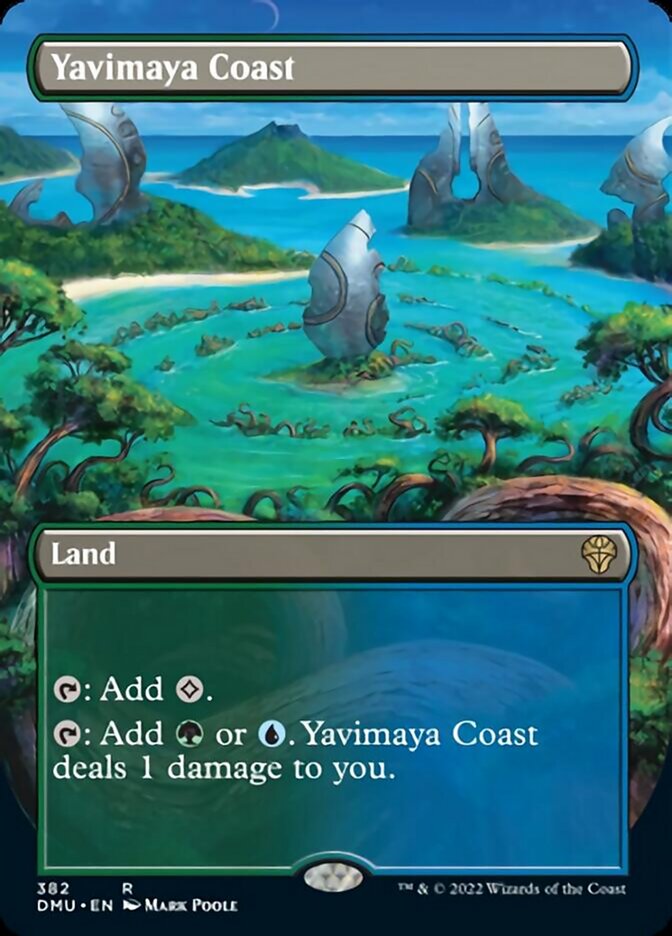 Yavimaya Coast (Borderless Alternate Art) [Dominaria United] | Empire Gaming NC