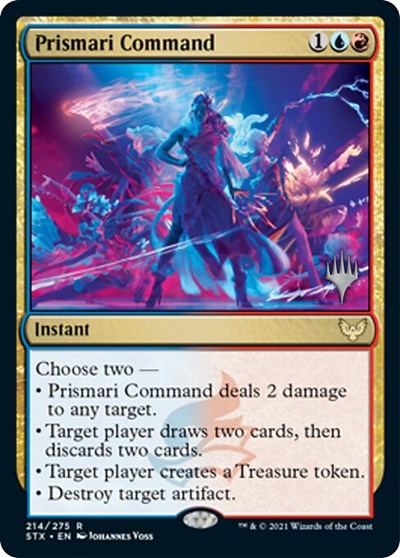 Prismari Command (Promo Pack) [Strixhaven: School of Mages Promos] | Empire Gaming NC