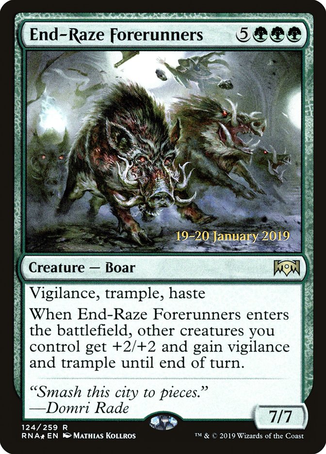 End-Raze Forerunners [Ravnica Allegiance Prerelease Promos] | Empire Gaming NC