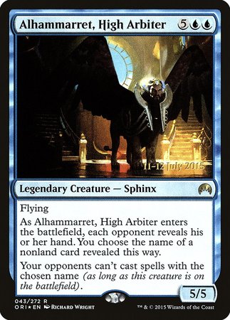 Alhammarret, High Arbiter [Magic Origins Promos] | Empire Gaming NC