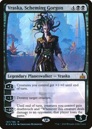 Vraska, Scheming Gorgon [Rivals of Ixalan] | Empire Gaming NC