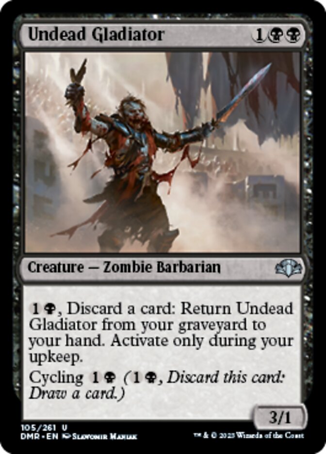 Undead Gladiator [Dominaria Remastered] | Empire Gaming NC