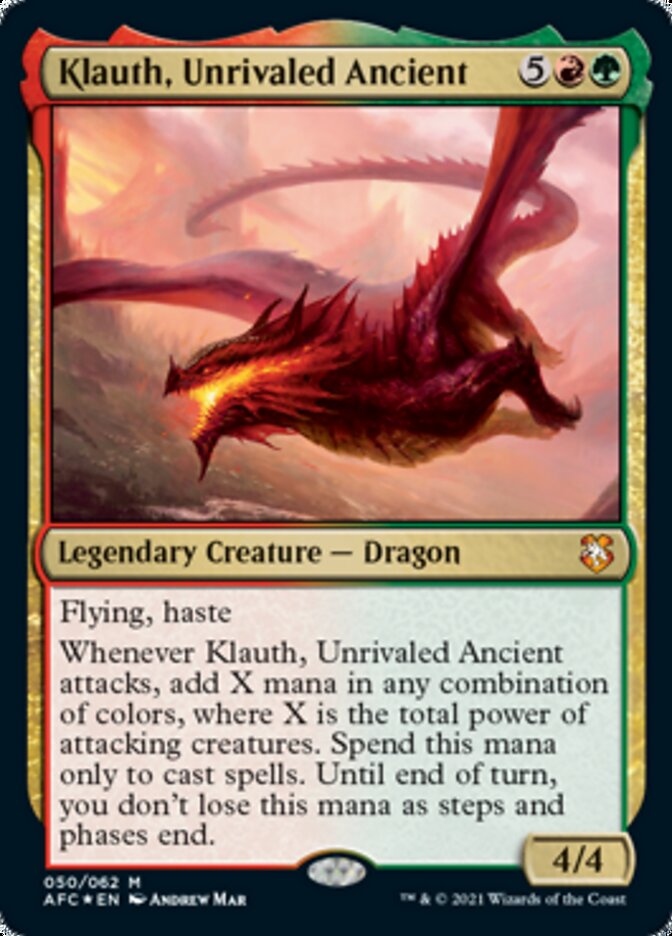 Klauth, Unrivaled Ancient [Dungeons & Dragons: Adventures in the Forgotten Realms Commander] | Empire Gaming NC