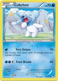 Cubchoo (21) [XY - Furious Fists] | Empire Gaming NC