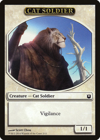 Cat Soldier Token [Born of the Gods Tokens] | Empire Gaming NC