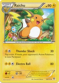 Raichu (28) [XY - Furious Fists] | Empire Gaming NC