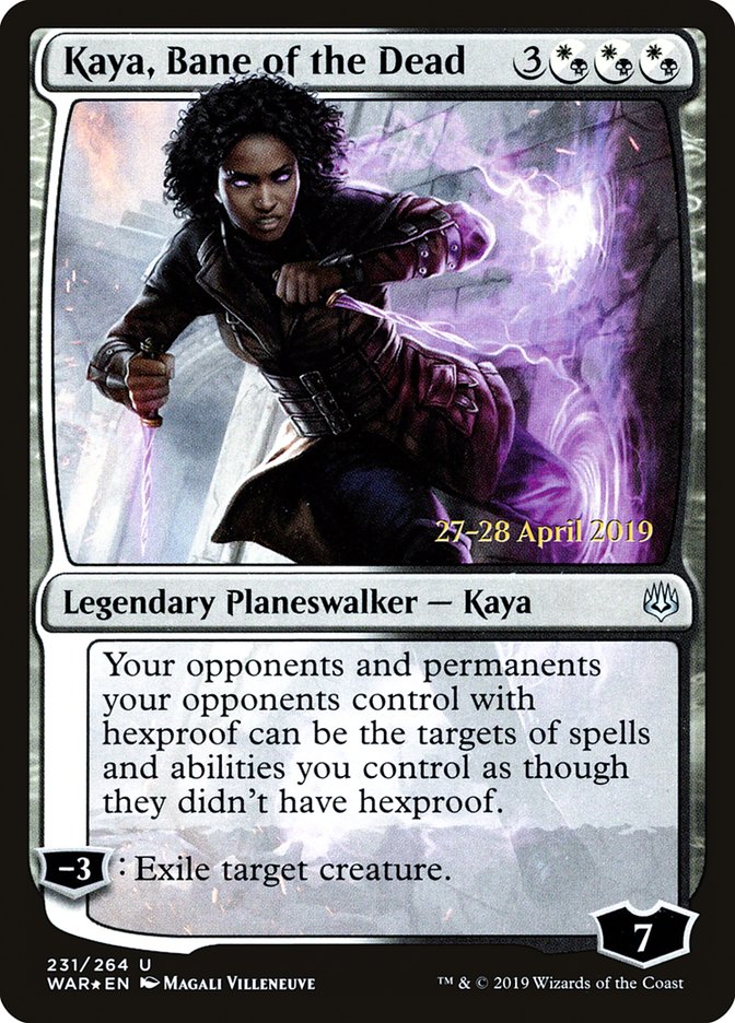 Kaya, Bane of the Dead  [War of the Spark Prerelease Promos] | Empire Gaming NC