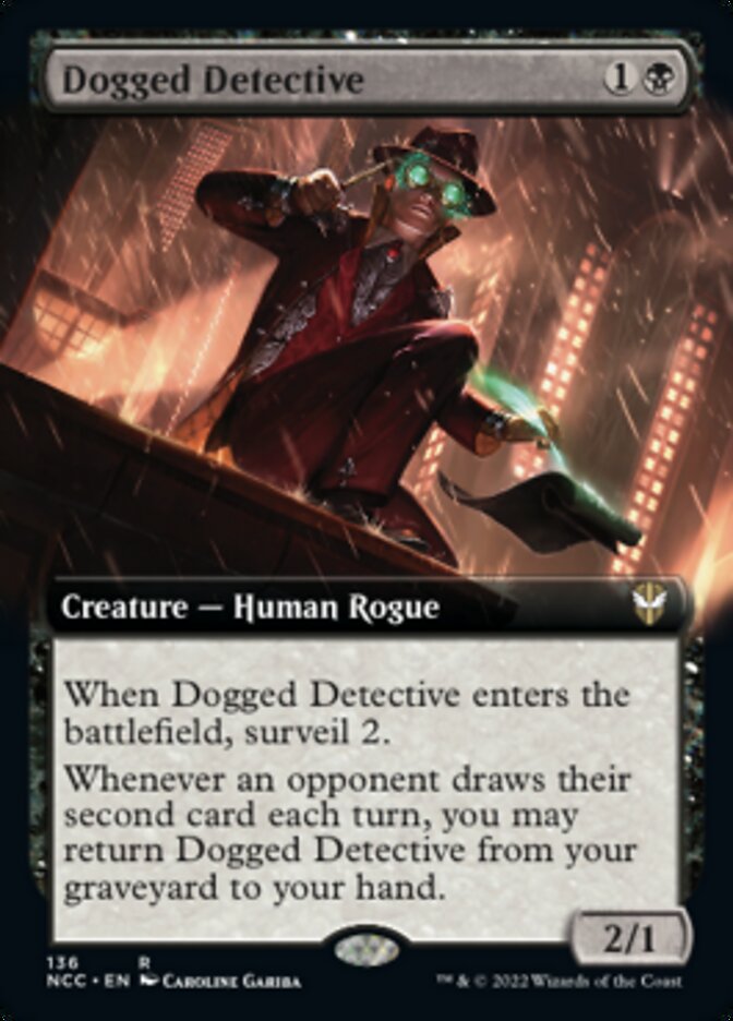 Dogged Detective (Extended Art) [Streets of New Capenna Commander] | Empire Gaming NC