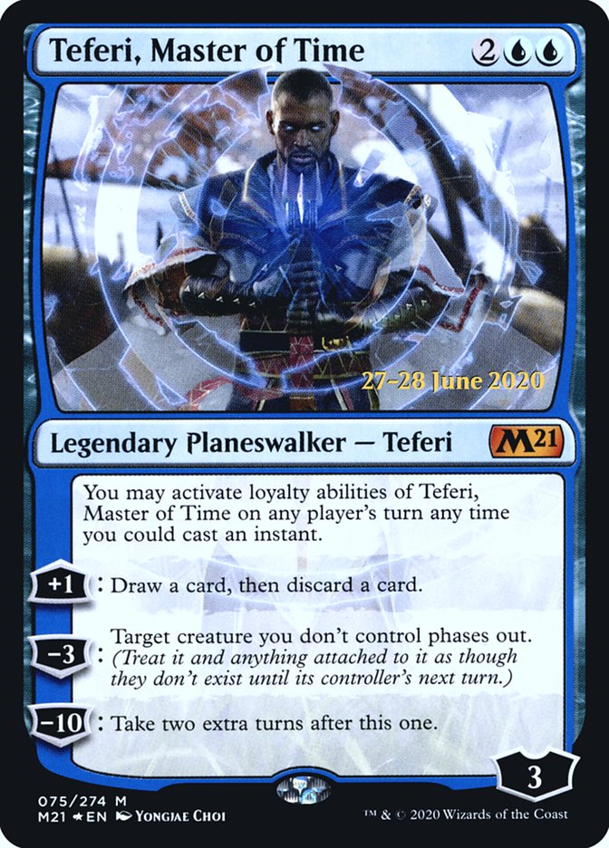 Teferi, Master of Time  [Core Set 2021 Prerelease Promos] | Empire Gaming NC