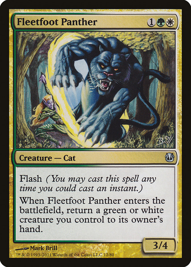 Fleetfoot Panther [Duel Decks: Ajani vs. Nicol Bolas] | Empire Gaming NC