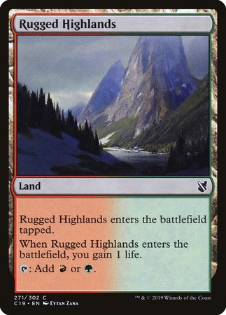 Rugged Highlands [Commander 2019] | Empire Gaming NC