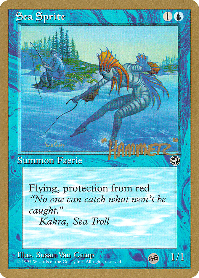 Sea Sprite (Shawn "Hammer" Regnier) (SB) [Pro Tour Collector Set] | Empire Gaming NC