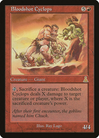 Bloodshot Cyclops [Urza's Destiny] | Empire Gaming NC