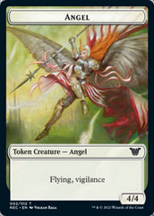 Angel // Elephant Double-sided Token [Kamigawa: Neon Dynasty Commander Tokens] | Empire Gaming NC