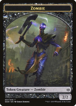 Zombie Token [War of the Spark Tokens] | Empire Gaming NC