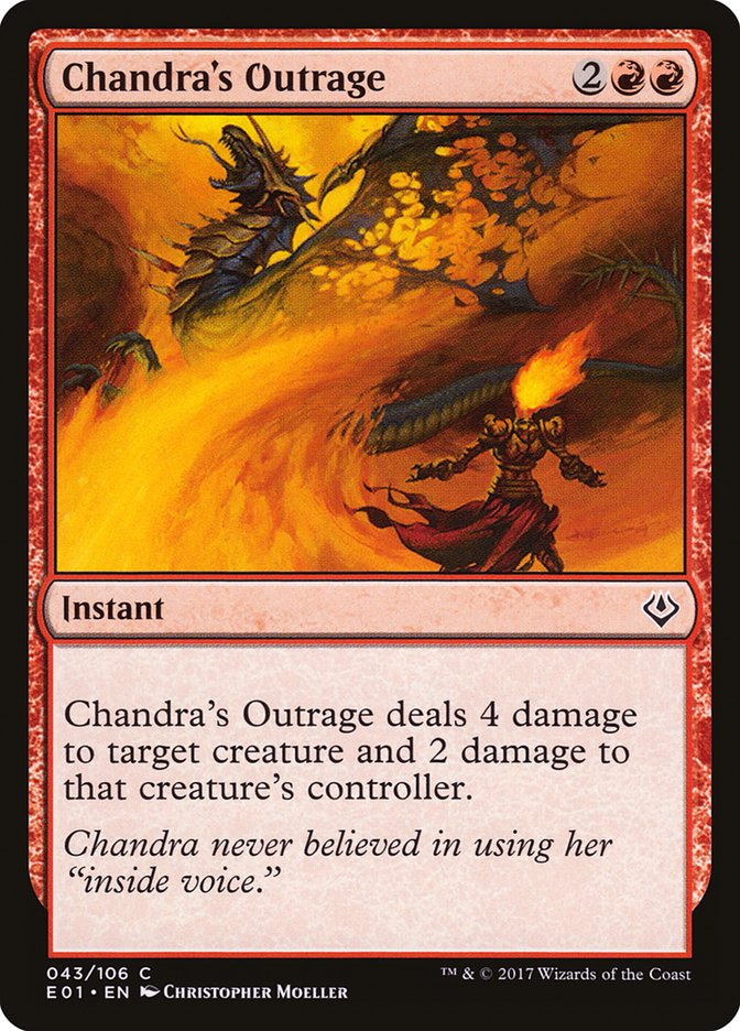 Chandra's Outrage [Archenemy: Nicol Bolas] | Empire Gaming NC