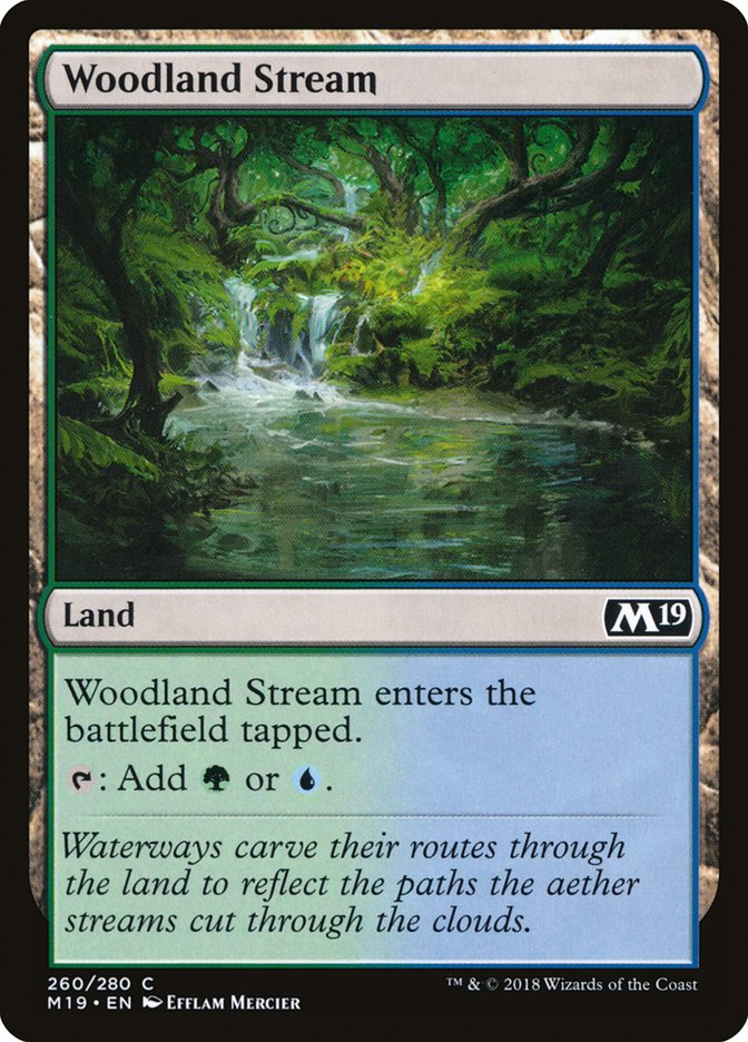 Woodland Stream [Core Set 2019] | Empire Gaming NC